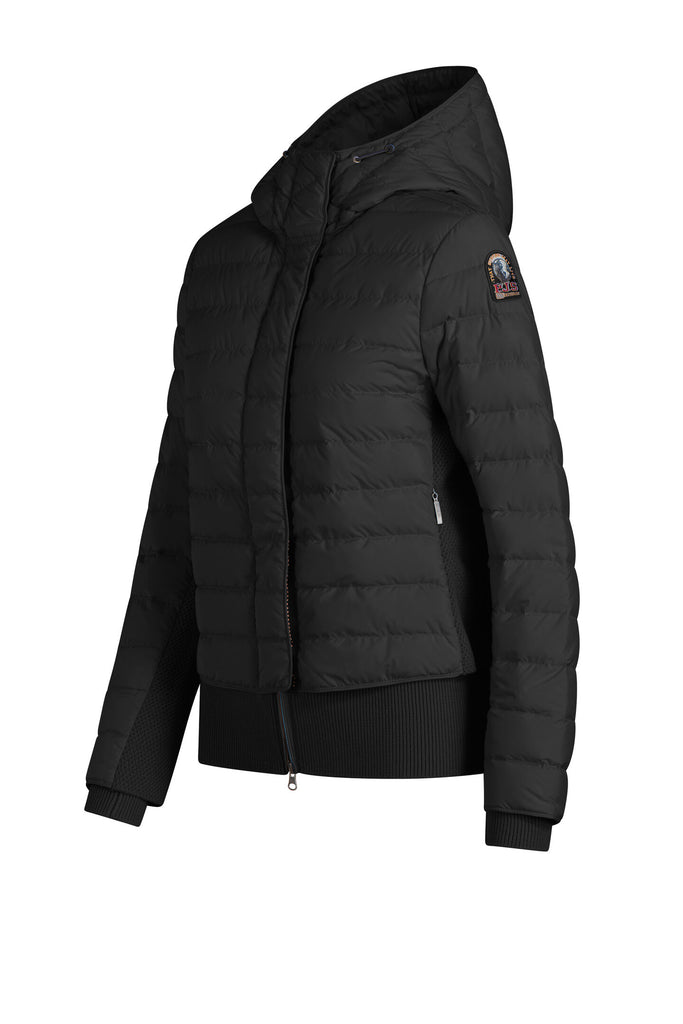 Parajumpers Women's OCEANIS 541 Black Kinit Down Jacket 20WM PWKNIKN36 - Saratoga Saddlery & International Boutiques