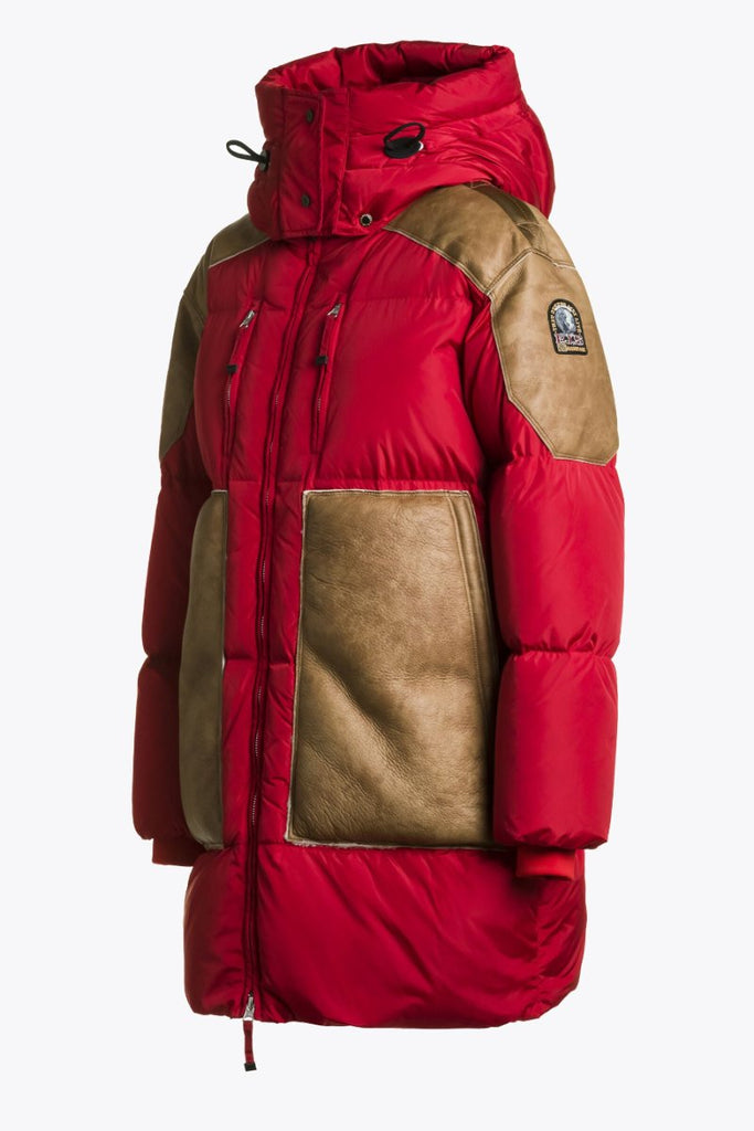 Parajumpers Carolina Women's Winter Jacket Red - Saratoga Saddlery & International Boutiques