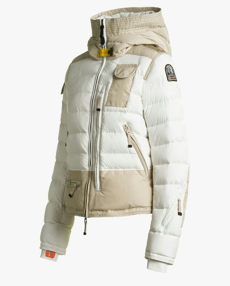 Parajumpers Skimaster Women's Jacket in Off White/Tapioca PW PUF ML31 FW22 - Saratoga Saddlery & International Boutiques