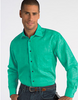 St. Croix Collections Men's Long Sleeve Linen Sport Shirt in Jade - Saratoga Saddlery & International Boutiques
