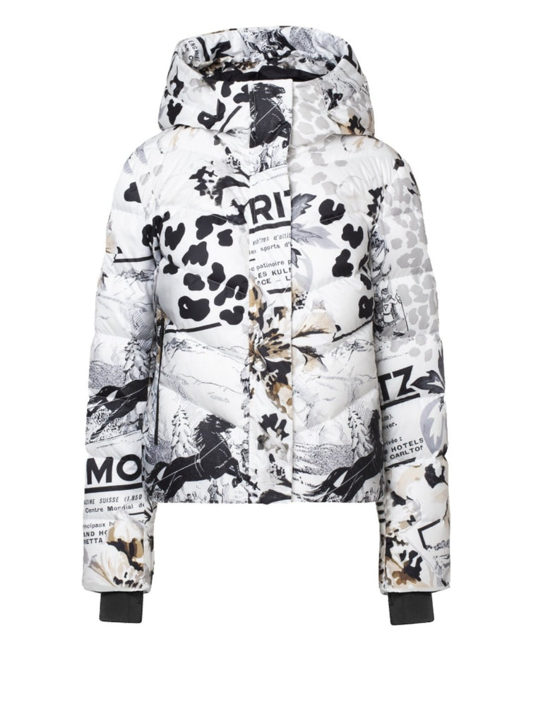 Post Card Women's Courchevel Print Winter Jacket ON SALE - Saratoga Saddlery & International Boutiques