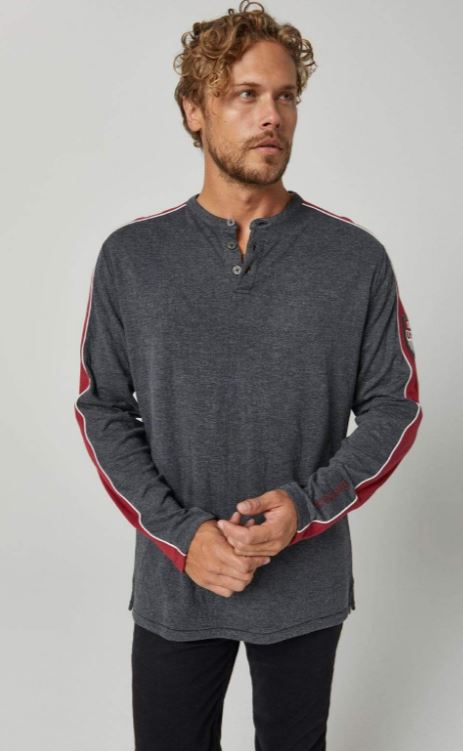 Alp N Rock Classic Ski Henley Mens Shirt Black F1MTHN01HBK F21 - Saratoga Saddlery & International Boutiques