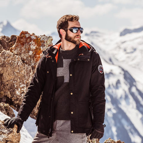Alps & Meters Alpine Hooded Vest in Grey