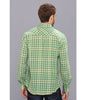 Arnold Zimberg Men's Green Mini Plaid Shirt - Saratoga Saddlery