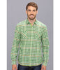 Arnold Zimberg Men's Green Mini Plaid Shirt - Saratoga Saddlery