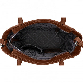Brighton Calla Satchel in Whiskey H3701W - Saratoga Saddlery & International Boutiques