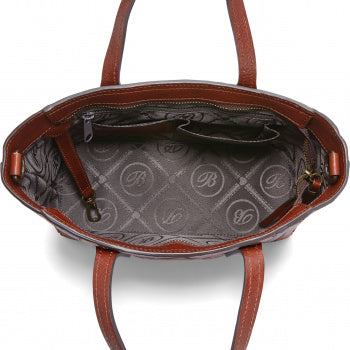Brighton Tanner Tote in Whiskey - Saratoga Saddlery & International Boutiques