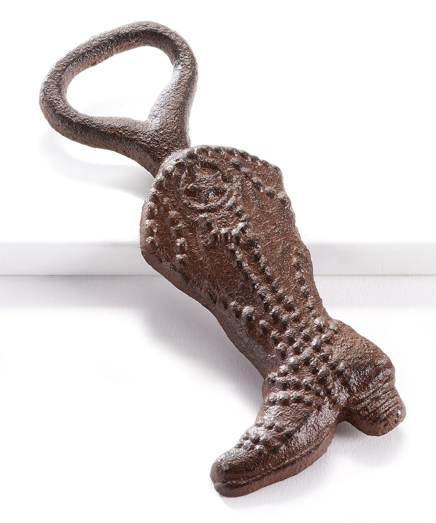 Giftcraft Cast Iron Cowboy Boot Bottle Opener 087778