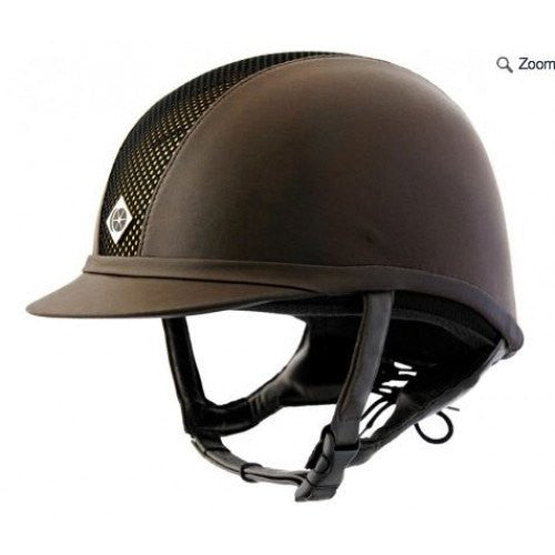 Charles Owen AYR8 Leather Look Helmet - Saratoga Saddlery & International Boutiques