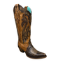 CORRAL WOMEN'S Z5015 COGNAC OVERLAY WITH STUDS BOOT SS22 - Saratoga Saddlery & International Boutiques
