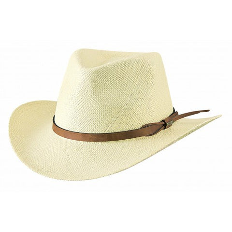 Kangaroo Leather Hat- Bone Softy by Outback Survival Gear