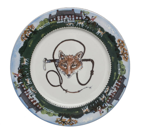 Artfully Equestrian Breakfast Plate Polo GREEN Saddle Pad