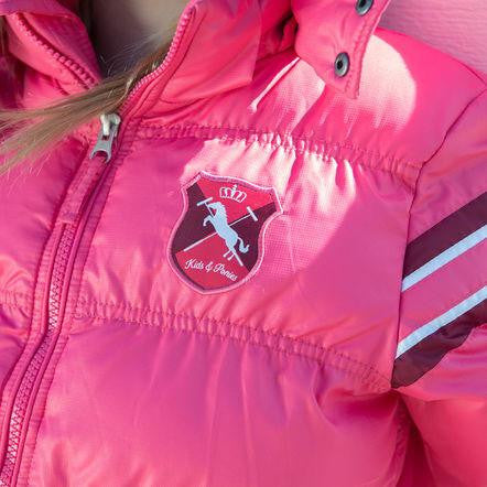 Horze Kids & Ponies Scout Padded Jacket in Teaberry Pink - Saratoga Saddlery