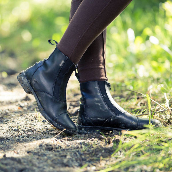 Horze Carlow Paddock Boots in Black Saratoga Saddlery