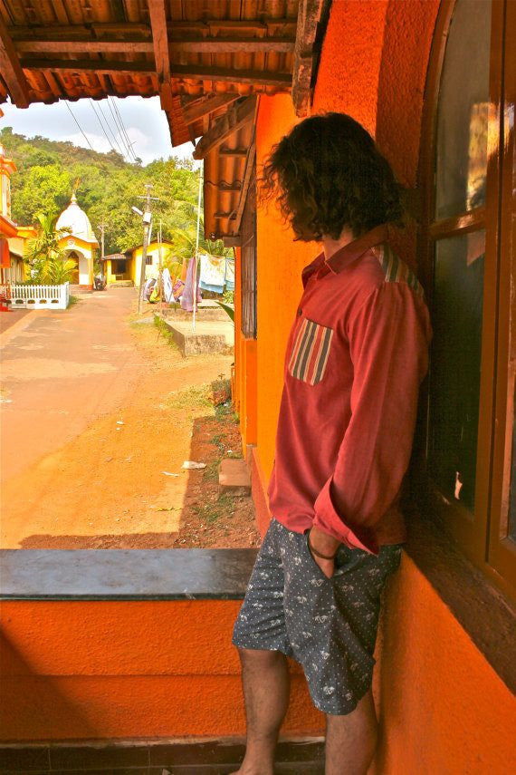 One World Brothers Coral Cruiser Men's Sport Shirt - Saratoga Saddlery & International Boutiques