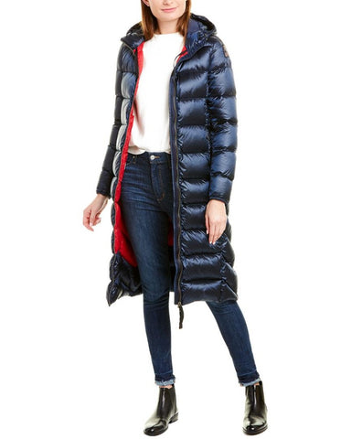 Parajumpers Leah Womens Long Jacket Navy ON SALE FREE SHIPPING
