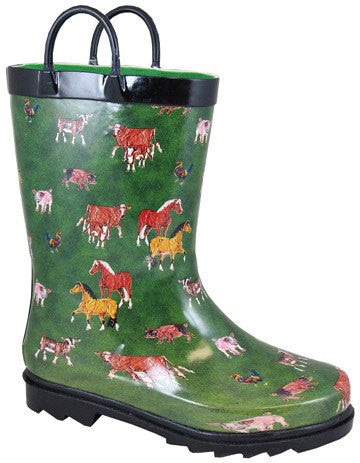 Women's rain boots with horses on them sales