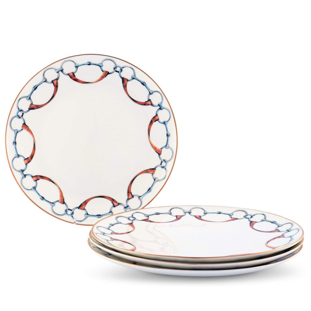Wellington Bit Bone China Round Dinner Plate 10.5" E330BG-1 FW21 - Saratoga Saddlery & International Boutiques