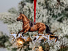 Bay Fox Hunter Horse & Hound Field Hunter Ornament II