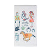 Horse Racing Derby Day Icons Tea Towel