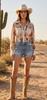 W.A.Y Printed Mesh Linen Shirt 194633 SS26