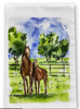 Two Horses Standing Tea Towel