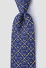 Alynn Men's Navy Silk Tie Cream of the Crop Horse Derby Tie AL301600 SS26