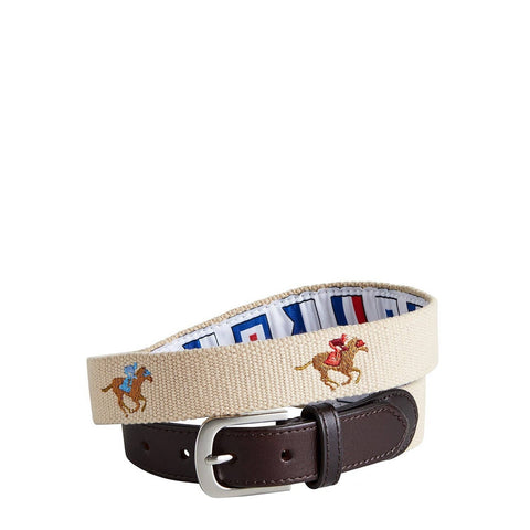 Brighton Eagle & Sun Etching Brown Leather Belt  30604