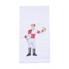 Horse Racing Red Jockey Tea Towel