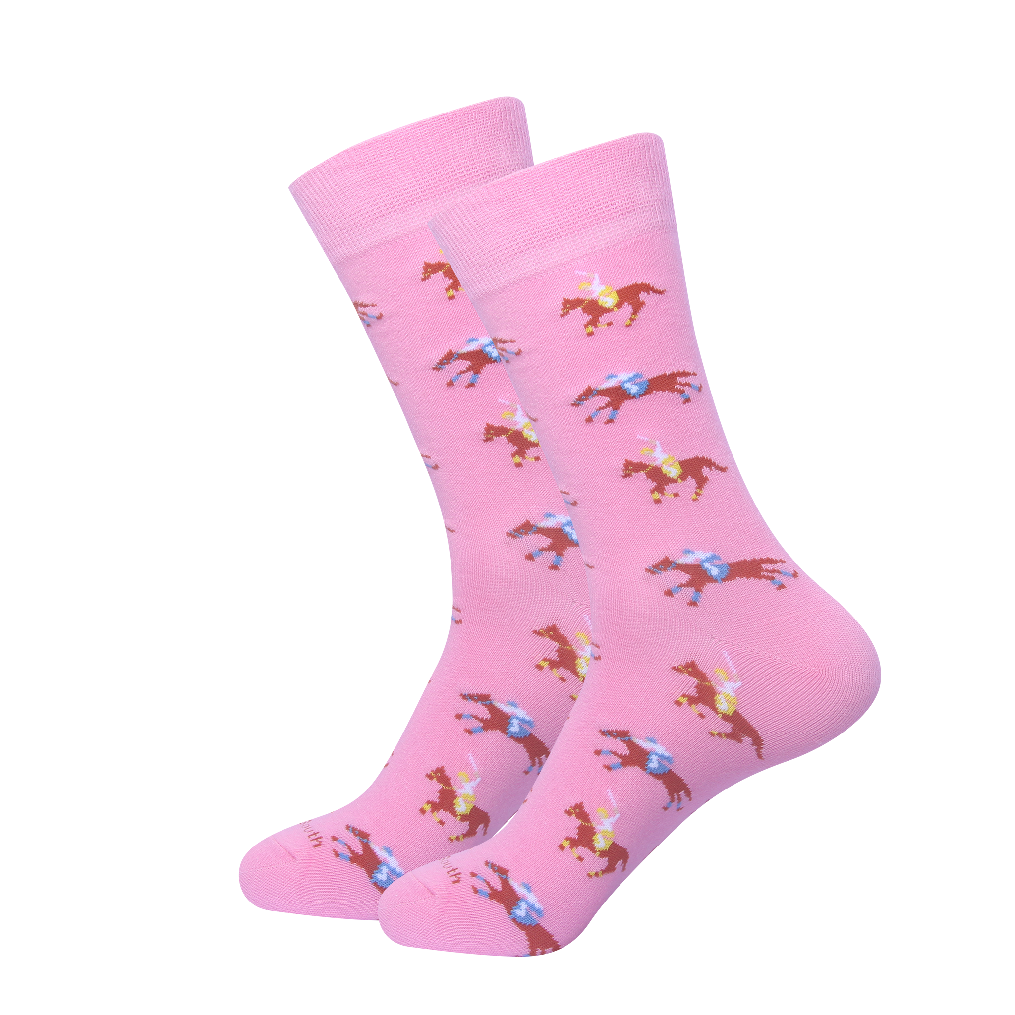 Pink Riding Socks Pink Running Horses Socks – Saratoga Saddlery Boutiques