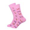 Pink Running Horses Socks