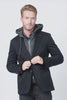 7 Downie Hudson Black Hoodie Blazer FW25