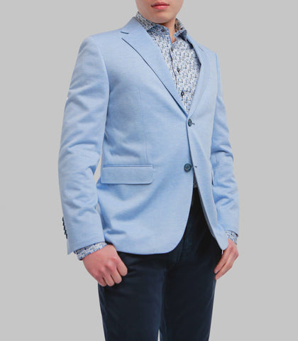 7 Downie Blazer Milo Light Blue Sports Coat