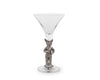 Vagabond House Hunting Dressed Fox Martini Cocktail Glass G446DF-1 SS25