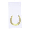 Yellow Horseshoe Tea Towel