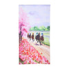 Down the Stretch Horse Racing Tea Towel