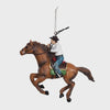 Christmas Cowboy On Horse Ornament