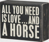 A Horse Box Sign 22208 SS25