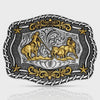Montana Silversmith The Roundup Team Roper Buckle A1061P FW26 - Saratoga Saddlery & International Boutiques