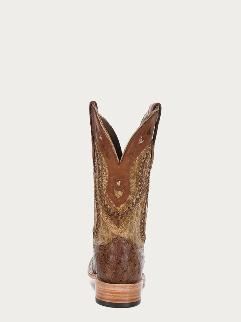 Corral Mens A4008 ORIX OSTRICH Square Toe Cowboy Boots