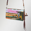 American Darling ADBGM169R29 Hand-Painted Leather Crossbody Purse SS26
