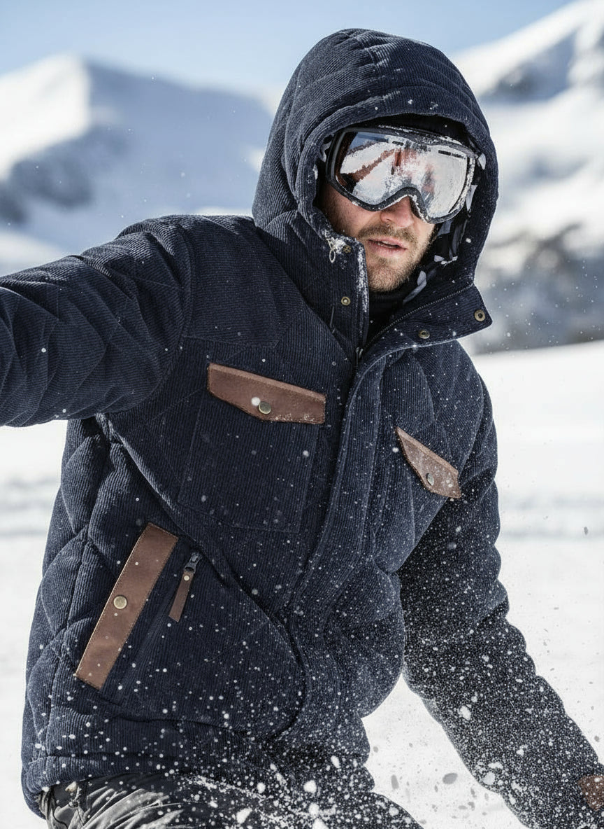 Alps & Meter Men's High West Jacket in NAVY 100036 FW2425up
