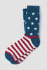 Alynn Let Feet-Dom Ring American Flag Patriotic Sock AW182301 SS26