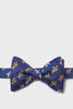 Alynn Win Place Show Self Tie Bowtie - Navy Blue Silk AL400041 SS26