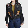 American Darling ADJKT074 Women Fabric Shirt Jacket Black  SS26
