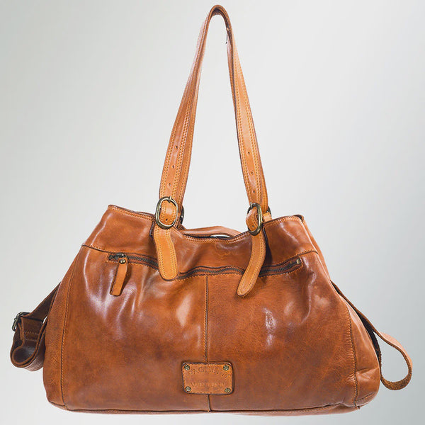 American Darling Crossbody Leather Women's Handbag Spaghetti Western SWC162Tan SS25 - Saratoga Saddlery & International Boutiques