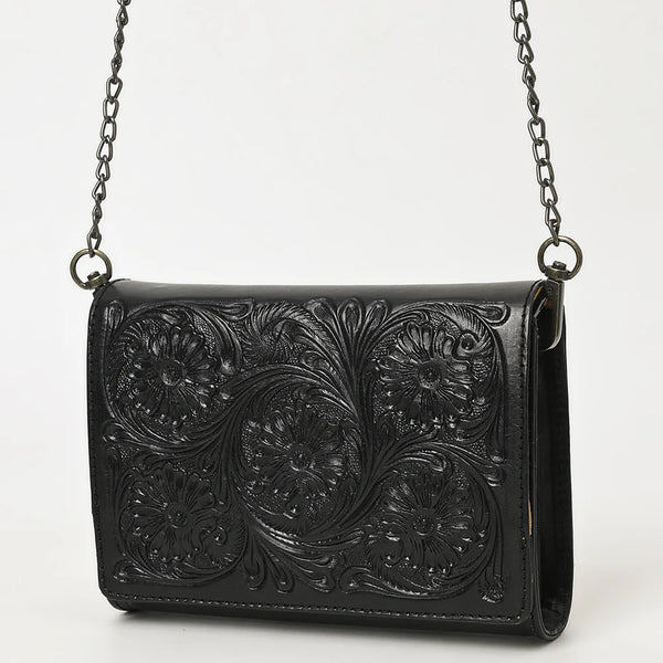 American Darling ADBGZ855 Crossbody Black Genuine Western Leather Women Bag SS25 - Saratoga Saddlery & International Boutiques