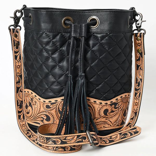 American Darling Bucket Bag in Black ADBG1670 - Saratoga Saddlery & International Boutiques
