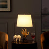 Lamp Antlers with Pinecones Lodge Style Table Lamp 26