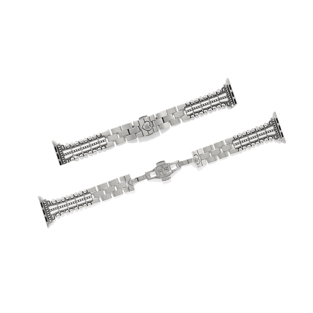Women's Silver Apple Watch Band by Brighton Pretty Tough Enamel Watch Band W10510